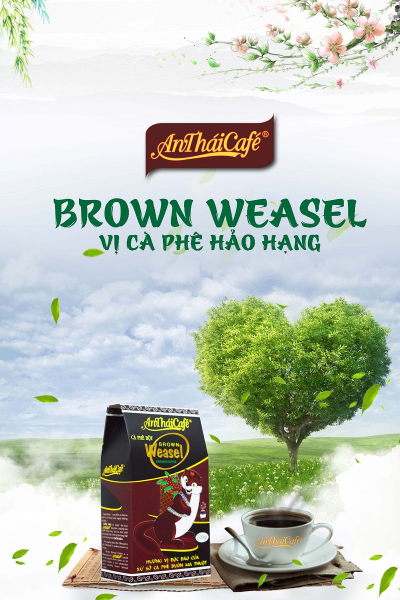 Cà phê bột Chồn Nâu (Brown Weasel) - AnTháiCafé